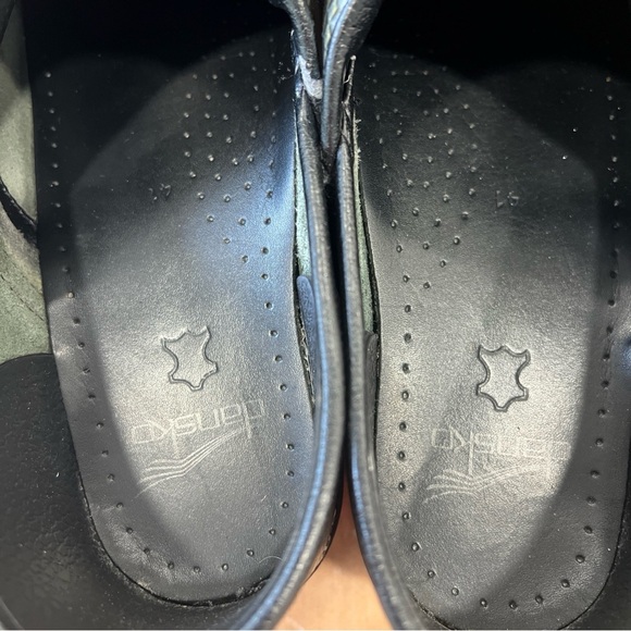 Dansko Womens Professional Clog Leather EU 41 US 10 Metallic Geometric Comfort - Picture 5 of 12